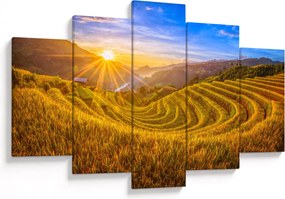 Kép - Rizs teraszok Vietnamban (150x105 cm)