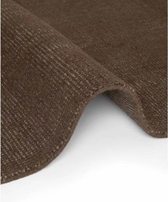 Barna kézi szövésű gyapjú kerek szőnyeg ø 160 cm Greenwich – Ted Baker