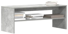 betonszürke forgácslap TV-szekrény 100 x 40 x 40 cm