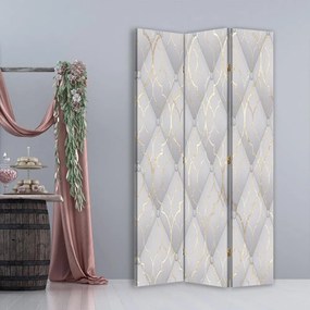 Gario Paraván Marokkói lóhere szürke színben Méret: 145 x 170 cm, Kivitelezés: Forgó paraván 360°