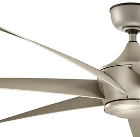 Kichler KLF-LEHR-80-AS - Mennyezeti ventilátor LEHR IP44 + távirányítás