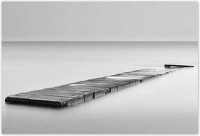 Poszterek 185x125 Híd Tenger Fekete-fehér