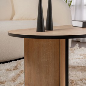 Sable Sapphire Oak Black konferenciaasztal