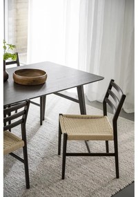 Natúr színű-sötétbarna étkezőszék szett 2 db-os Harlan – Rowico