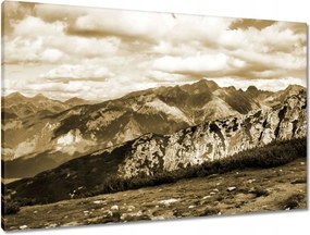 Vászonkép 90x60 Tátra Lengyel hegyek Kilátás