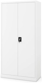 Fém iratszekrény JAN, 900 x 1850 x 400 mm, fehér