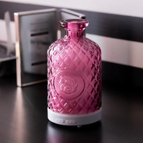 Ultrahangos aroma diffúzor, rózsaszín, GILI