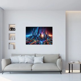 Kép - A jövő városa (90x60 cm)
