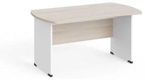 Manager asztal 140 x 85 cm, világos akác / fehér