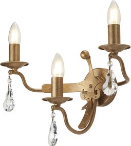 Elstead Lighting WINDSOR WINDSOR-W3-GOLD Fali lámpa 3x60W/E14