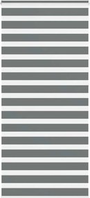 vidaXL zebrafüggönnyel sötét szürke szövetszélesség 90,9 cm poliészter