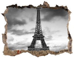 3d-s lyuk vizuális effektusok matrica Párizsi eiffel-torony nd-k-76327213