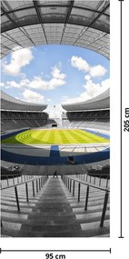 Fotótapéta ajtóra - Futballstadion (95x205cm)