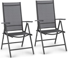 Blumfeldt London Lite, 2 db összecsukható szék, 56,5 x 107 x 68 cm, ComfortMesh, alumínium