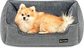 Kutyaágy, kisállatágy mosható huzattal, m-es, világosszürke