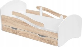 Gyerekágy Leo 160x80 fehér-sonoma