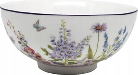 Tál tál 500 ml salátástál levendula motívummal olívabogyó levesek saláták tálalásához