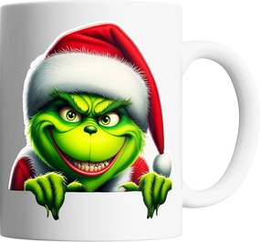 Bögre 330ml Grincs Karácsonyra Mikulás Ajándék Ajándék Név