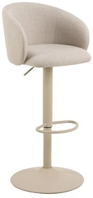 Bézs állítható magasságú karfás bárszék (ülésmagasság 86 cm) Eleanor – Actona