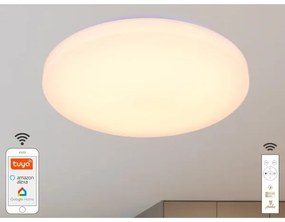 LED Dimmelhető mennyezeti lámpa OPAL LED/48W/230V Wi-Fi Tuya + távirányító
