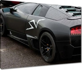 Vászonkép 80x60 Fekete autó