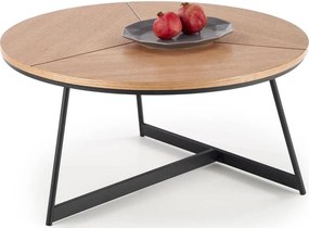 Karida dohányzóasztal natúr tölgy 80 cm Loft