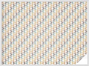 Öntapadós ablakfólia adatvédelem Geometrikus rombuszok 200x146