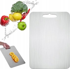 Acél vágódeszka Kétoldalas Kiváló minőségű strapabíró acél