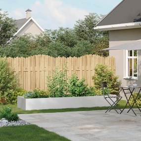 vidaXL rozsdamentes acél növénytartó 280x80x40 cm