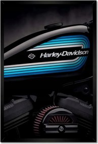 Poszterek keretben 40x60 Harley Davidson Motorkerékpár