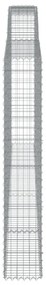 2 db íves horganyzott vas gabion kosár 400x30x180/200 cm