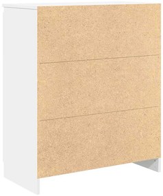 fehér szerelt fa tálalószekrény fiókos 71x35x84 cm