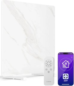 Klarstein MarmoHeat infravörös panel | 420 W | 6 - 12 m² | márvány design | 70 cm x 63 cm