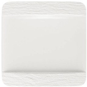 Négyzetalakú lapos tányér, Manufacture Rock blanc kollekció - Villeroy & Boch