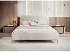 Franciaágy 180 cm Tikka 180  (bézs + arany). 1099410