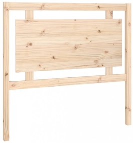 tömör fenyőfa ágyfejtámla 105,5 x 4 x 100 cm