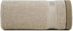 Abbie törölköző 50x90 bézs színű 500 g/m2 frottír pamut
