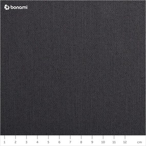 Sötétszürke boxspring ágy tárolóhellyel 180x200 cm Catania - Meise Möbel