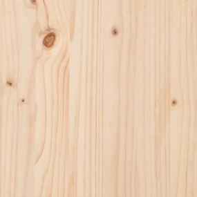 tömör fenyőfa tripla emeletes ágykeret 140x200/70x140 cm