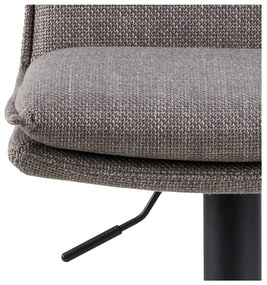 Szürke forgó bárszék szett 2 db-os 107 cm Flynn – Actona