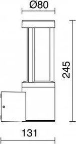 Novolux ADAY 848A-L0109A-04 Fali lámpa 1x9W/LED 578LM IP54