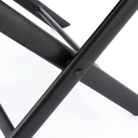 GARTHEN Kerti szék sámli fekete