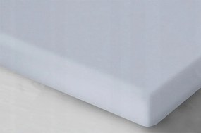 Szatén gumis lepedő 180x200 cm-es, hamuszürke