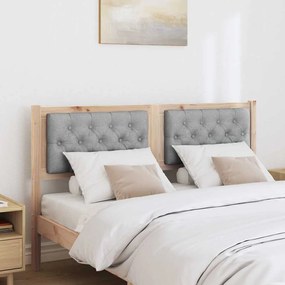 Fejtámla Egyéb Barna és világosszürke 140 cm Tömör fenyőfa