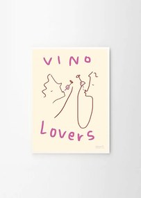Poszter 50x70 cm Vino Lovers – Ruby Hughes – The Poster Club