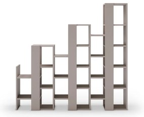 Szürkésbézs polcos állvány 158x151 cm Anissa – Marckeric