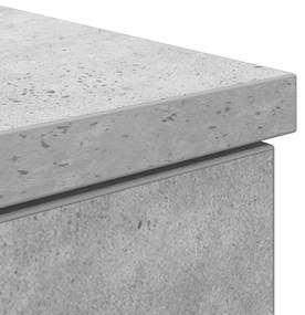 betonszürke forgácslap íróasztal 86x49x76 cm