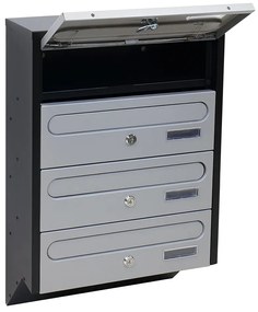Postaláda BK 04, ezüst