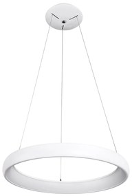 ITALUX ALESSIA 1 ágú függeszték fehér, 3000K melegfehér, beépített LED, 2750 lm, IT-5280-850RP-WH-3