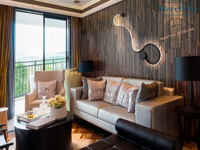 Fali Lámpa Fekete GRAFOS SCHULLER 227018